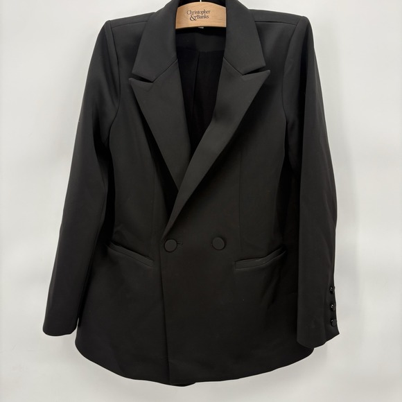 Good American Sculpting Blazer 2.0‎ Black Womans Size 2